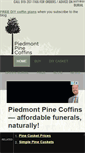 Mobile Screenshot of piedmontpinecoffins.com